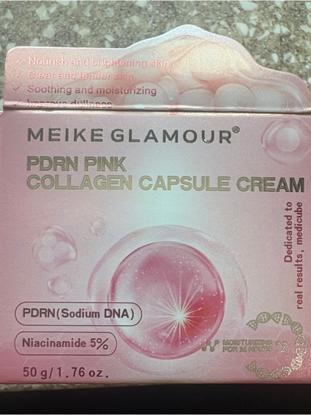 Glamour PDRN Pink Collagen Capsule Cream - Pink